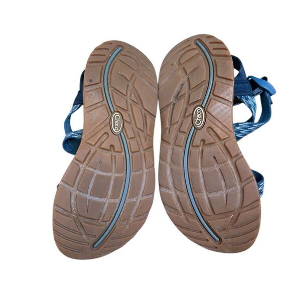 Chaco Blue Z Cloud Sport 2 Adjustable Toe Ring Sandals | 8 - Picture 5 of 5